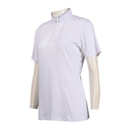 P1013 Design Women's White Embroidered Polo Shirt Australia Polo Shirt Manufacturer P1013 Design Women's White Embroidered Polo Shirt Australia Polo Shirt Manufacturer